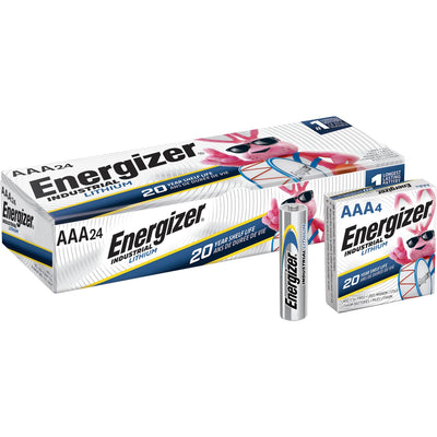 Energizer AAA Lithium Battery 4-Pack, Silver, 6 / Box, EVELN92BX