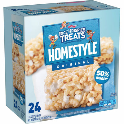 Kellanova Rice Krispies Homestyle Original Treats, 24 / Box, KEB27141