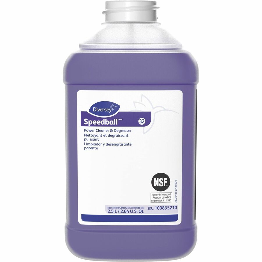 Diversey Speedball Power Cleaner & Degreaser, Purple, Heavy Duty, 2 / Carton, DVO100835210