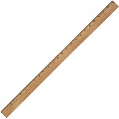 Charles Leonard Office Ruler, Brown, LEO77324