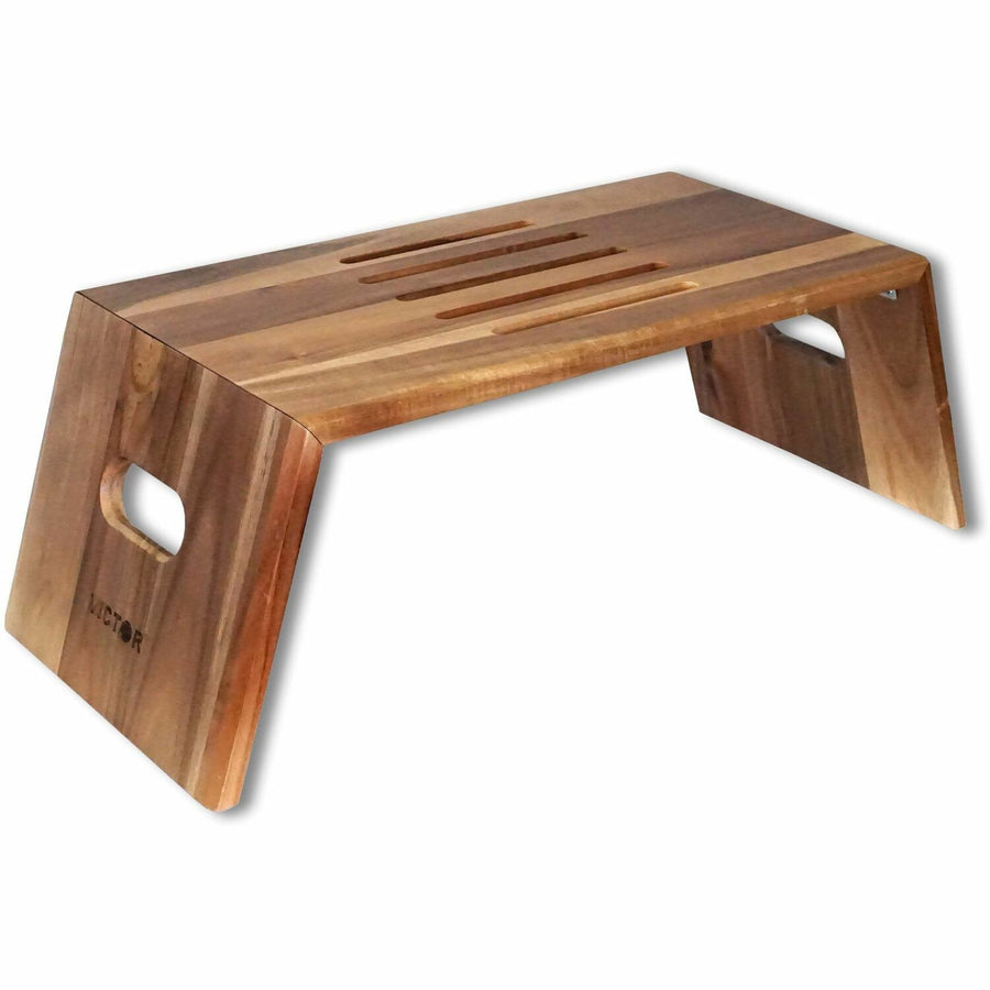 Victor High Rise Portable Folding Laptop Desk, Natural, Plywood, Lift Mechanism, VCTDC075