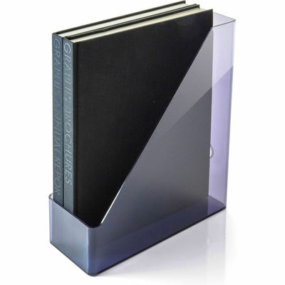 Officemate Literature/Magazine Holder, Translucent Gray, OIC21510