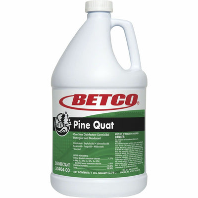 Betco Pine Quat Disinfectant, Clear, 4 / Carton, BET3040400CT