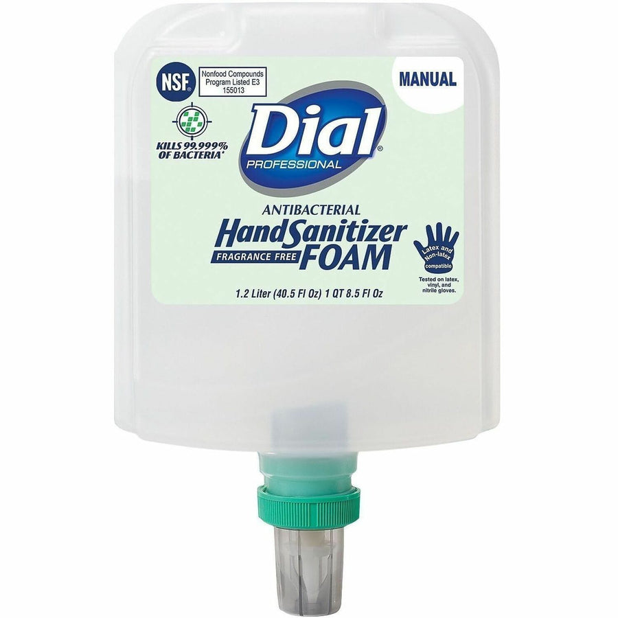 Dial 1700 Manual Refill Hand Sanitizer Foam, White, Dye-free, DIA19717