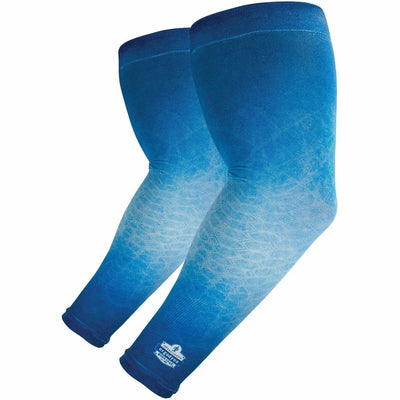 Tenacious Ergodyne 6695 Sun Protection Arm Sleeves, Blue, 2 / Pair, EGO12196