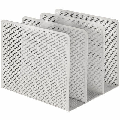Artistic Urban Coll. Punched Metal File Sorter, White, 4EA/PK 16PK/CT — view 1
