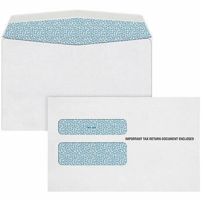 TOPS Adams W-2 Envelopes, White, 24 / Pack, TOP2219LSR