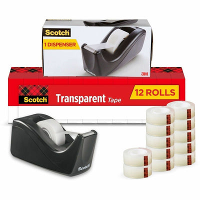 3M Highland Economy Invisible Tape, Clear, 12 / Pack, MMM6200K12