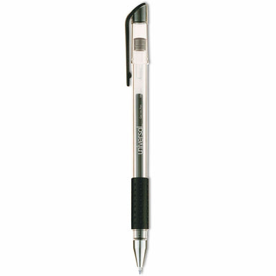 Universal Comfort Grip Gel Pen, 1 Dozen, UNV39510