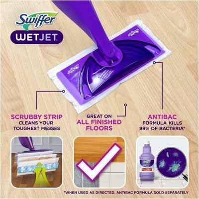 Procter & Gamble Swiffer WetJet Wood Floor Cleaner Solution Refill, Purple, 1 Bottle, PGC77133