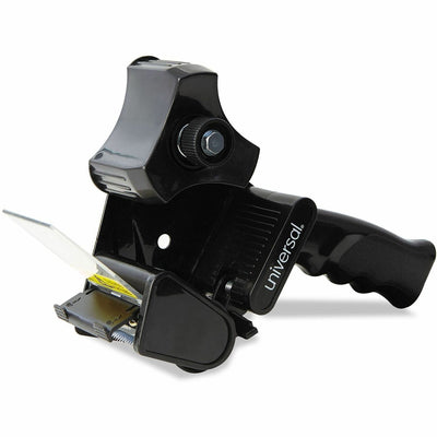 Universal Handheld Tape Dispenser, Black, UNV88000