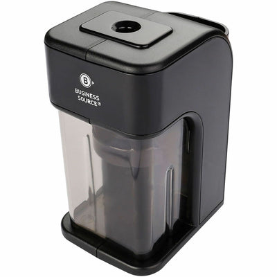 Business Source Electric Pencil Sharpener, Black, BSN84200