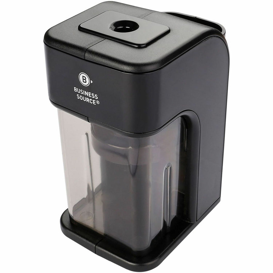 Business Source Electric Pencil Sharpener, Black, 24EA/CT — view 1