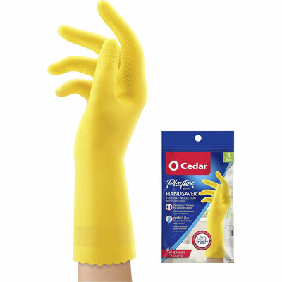 Freudenberg Household Products LP O-Cedar Playtex Handsaver Gloves, Yellow, 2 / Pair, FHP163677