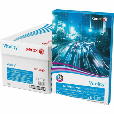 Xerox Vitality Multipurpose Printer Paper, White, 11" x 17", 5 / Carton, XER3R03761CT