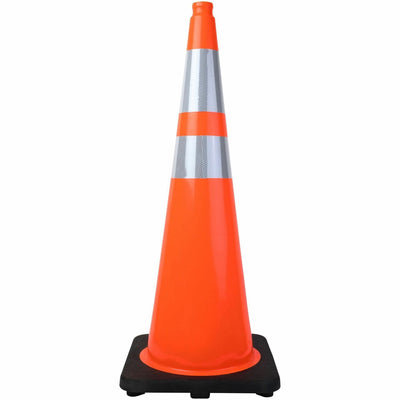 Tatco Slimline Traffic Cones, Orange, TCO25960