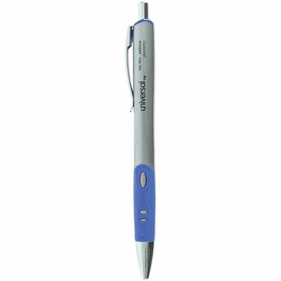 Universal Comfort Grip Gel Pen, 1 Dozen, UNV39721