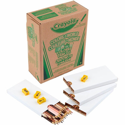 Crayola Colors of the World Colored Pencils, 240 / Pack, CYO687505
