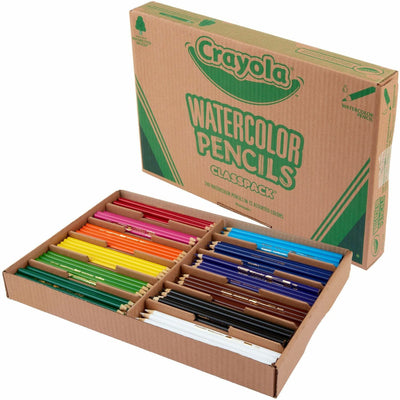 Crayola Watercolor Pencils Classpack, 240 Count, 12 Colors, 240 / Pack, CYO687507