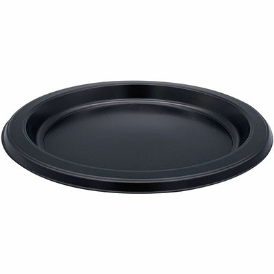Genuine Joe Disposable Plastic Plate, Black, 8 / Carton, GJO10332CT