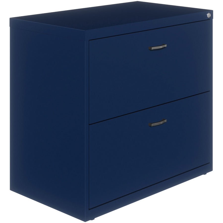 NuSparc 2-Drawer Lateral File, 30" x 27.7", Blue, Steel, Nonporous Surface, NPRLF218AANY