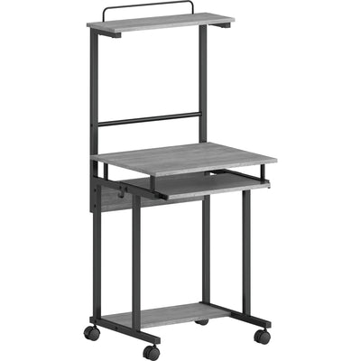 NuSparc Mobile Computer Workstation w/Keybrd Tray, NPRWS100AMWC