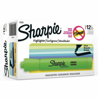 Newell Sharpie Highlighter, 1 Dozen, SAN25026B