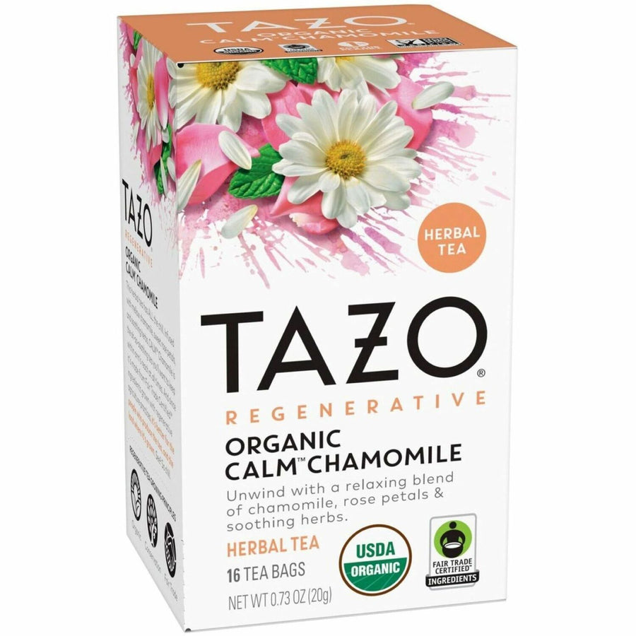 Tazo Regenerative Organic Calm Chamomile, Brown, 6 / Carton, TZO00354