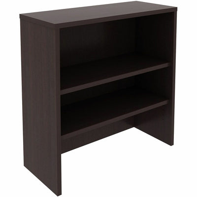 Lorell Essentials 2-shelf Stack-on Bookcase, Brown, LLR69629