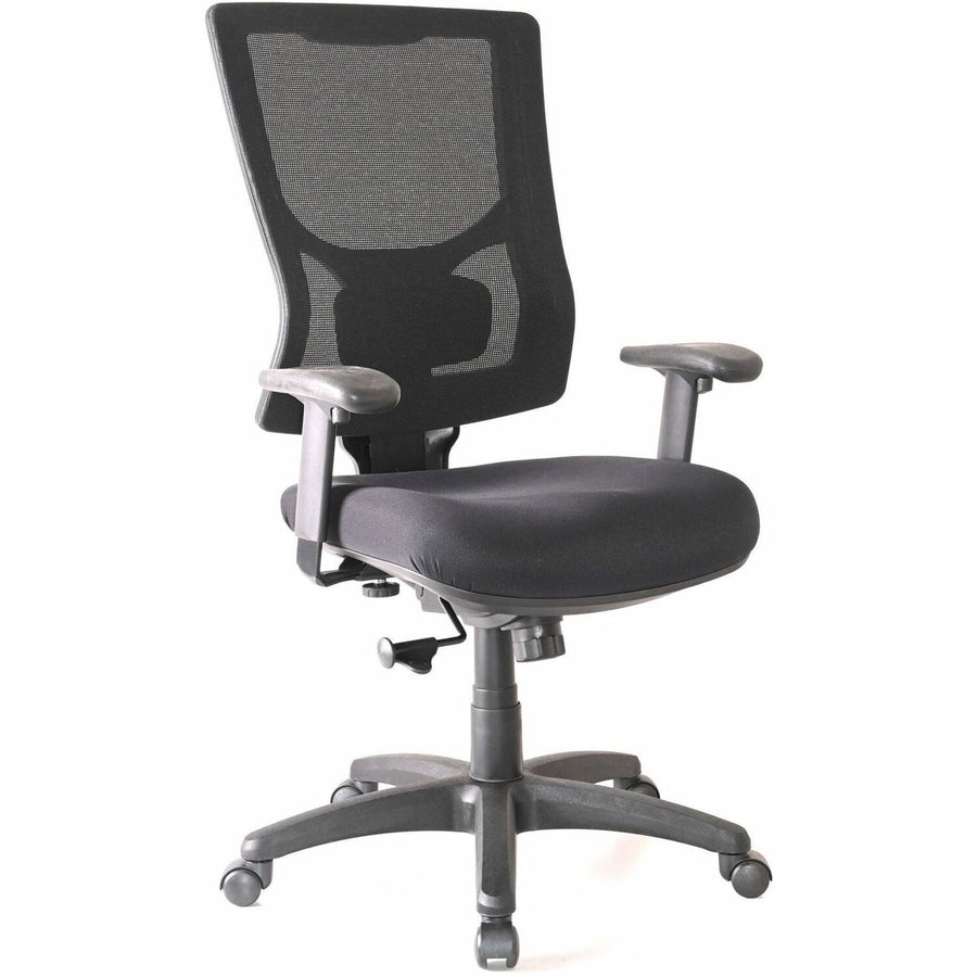 Lorell Conjure High-Back Swivel/Tilt Office Chair, 20.8" x 44", Black, Mobility, LLR62018