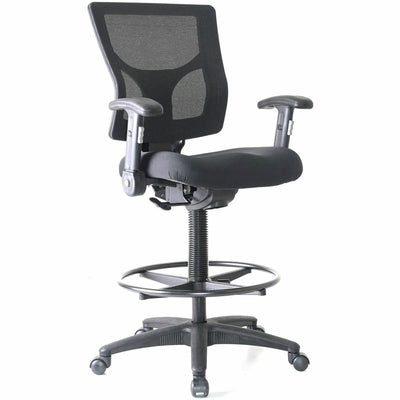 Lorell Conjure Office Stool, Black, LLR62021