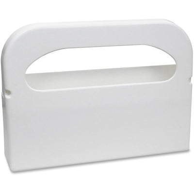 Hospeco Health Gards Toilet Seat Cover Dispenser, White, 250 x Toilet Seat Cover Half-fold, HOSHG-1-2