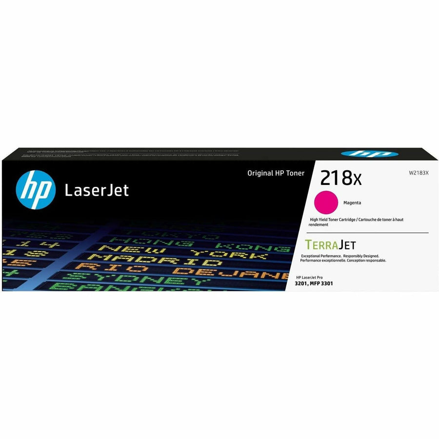 HP 218X High Yield Original LaserJet Toner Cartridge - Magenta, HEWW2183X