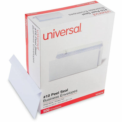 Universal Envelope, White, 500 / Box, UNV36105