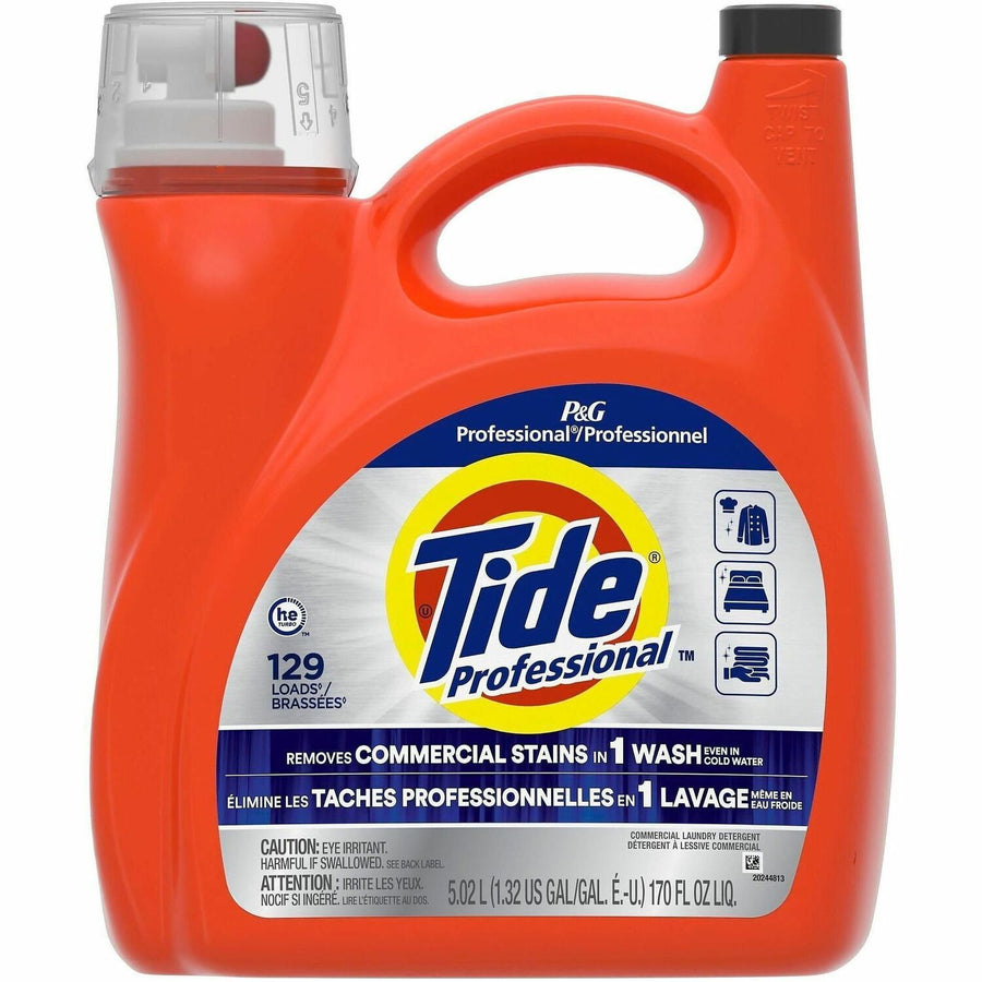 Tide Liquid Laundry Detergent, Professional, Orange, PVC Free, 1 Bottle, PGC14119