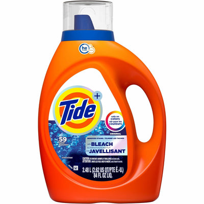 Procter & Gamble Tide Plus Liquid Detergent, Orange, 1 Bottle, PGC12241