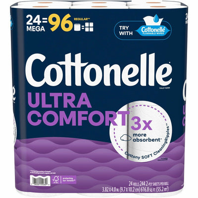 Kimberly-Clark Professional Ultra Comfort Toilet Paper, White, 24 / Pack, KCC55464