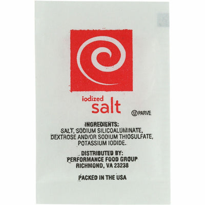 Sugar Foods Salt Packets, 3 / Carton, SUG09295