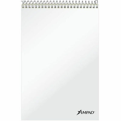 TOPS Ampad White Cover Steno Book, 6" x 9", 6 / Pack, TOP25278