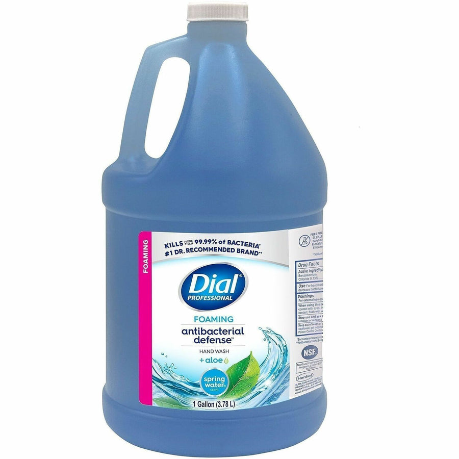 Dial Antibacterial Defense Foaming Handwash, pH Balanced, 4 / Carton, DIA35458CT