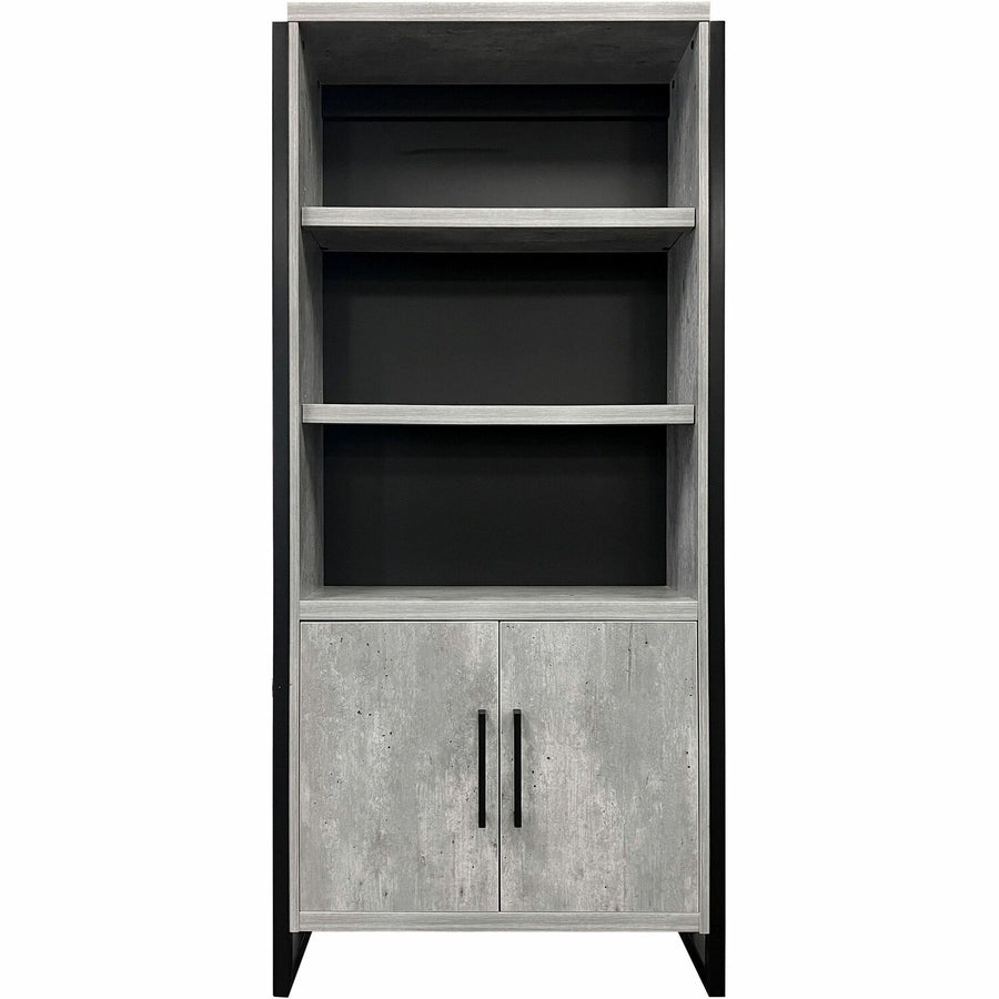 Martin Mason Concrete Laminate Unit, 78" Height x 36" Width x 12" Depth, Thermofused Laminate (TFL), Adjustable Shelf, MRTIMMN3678DC