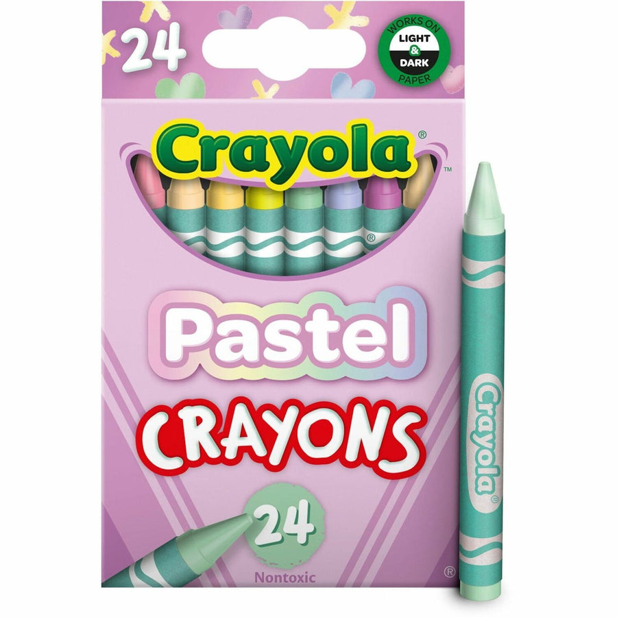 Crayola Regular Size Crayon Sets, Pastel, Non-toxic, CYO521835