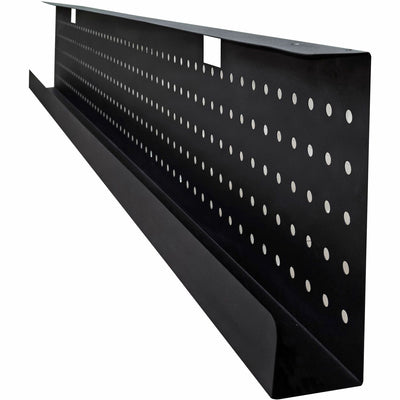 Lorell Invent Training Table Components, 66" x 10", Black, Steel, 39.37 mil, LLR60815