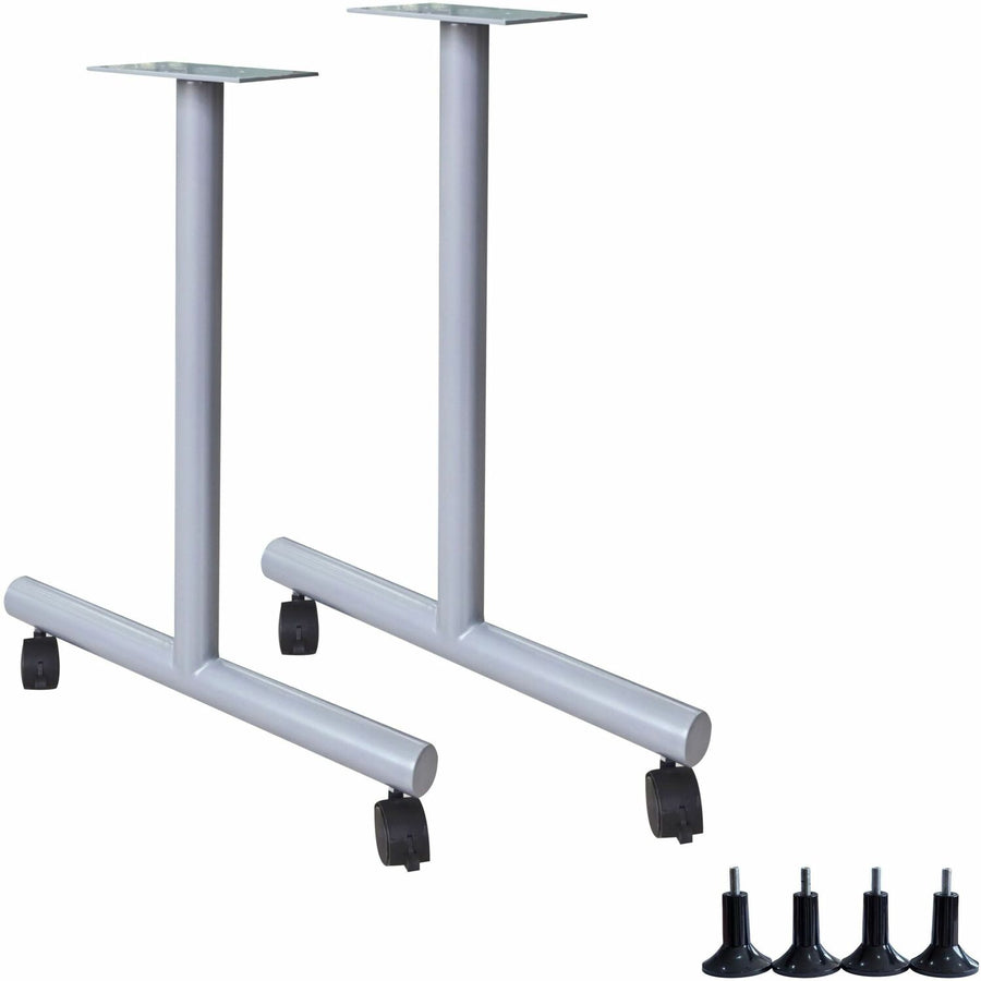 Lorell Invent Training Table Components, 5" x 28.50", Glide, 2 / Set, LLR60802