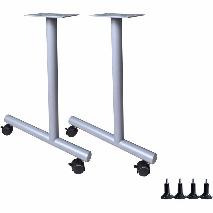 Lorell Invent Training Table Components, 5" x 28.50", Glide, 2 / Set, LLR60800