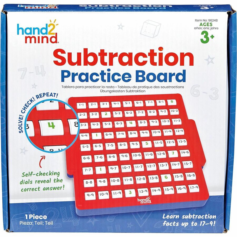 Learning Resources Subtraction Skills Practice Board, LRN96248