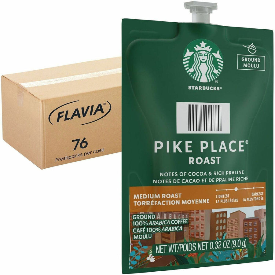 Flavia Starbucks Pike Place Roast Freshpack, 76 / Carton, LAV48103