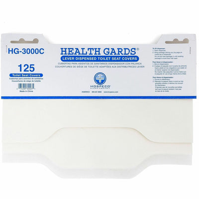 Hospeco Health Gards Lever Dispense Toilet Covers, White, 24 / Carton, HOSHG3000C