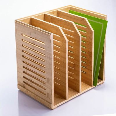 Officemate Bamboo Magazine File, Natural, OIC71006