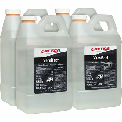 Betco VersiFect FastDraw Disinfectant/Virucide, Clear, 4 / Carton — view 1